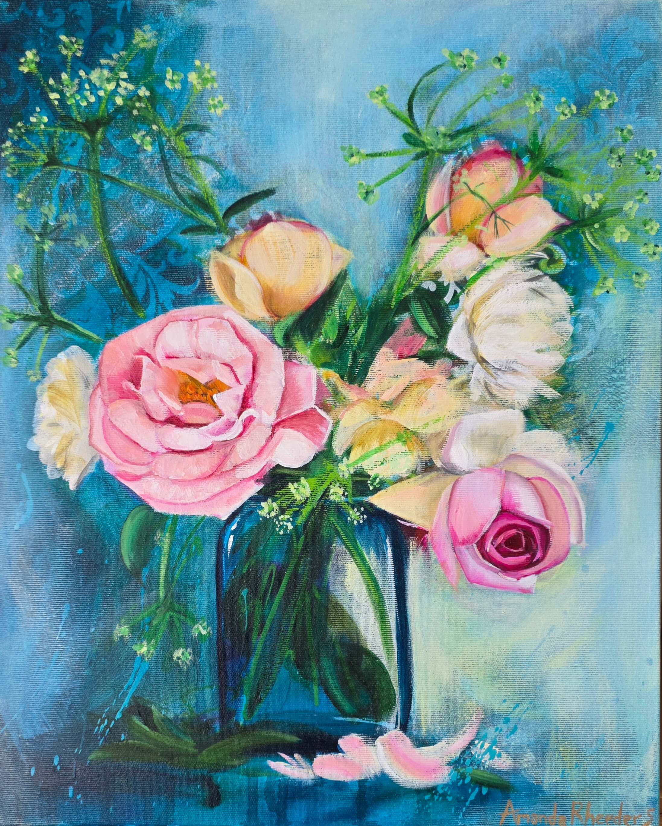 Blue and Bloom