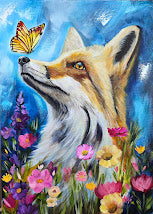 "Fox in Flowers"