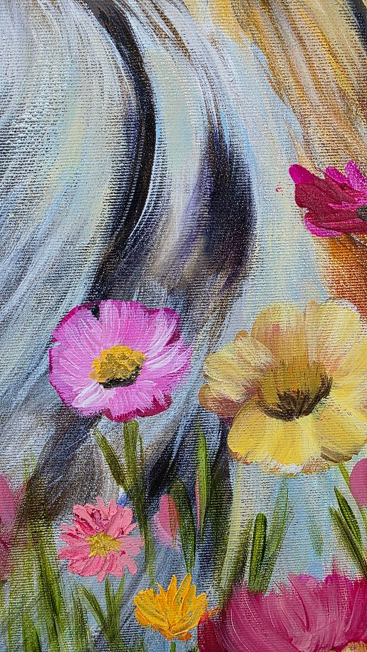 "Fox in Flowers"