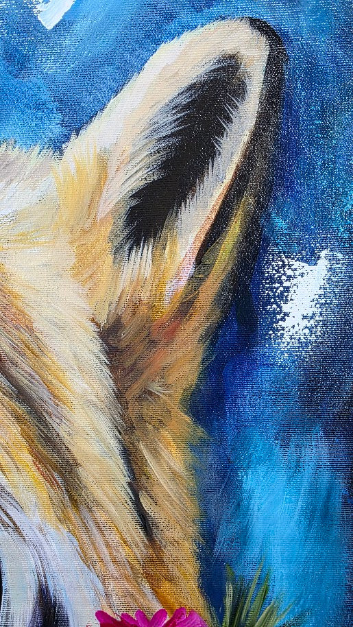 "Fox in Flowers"