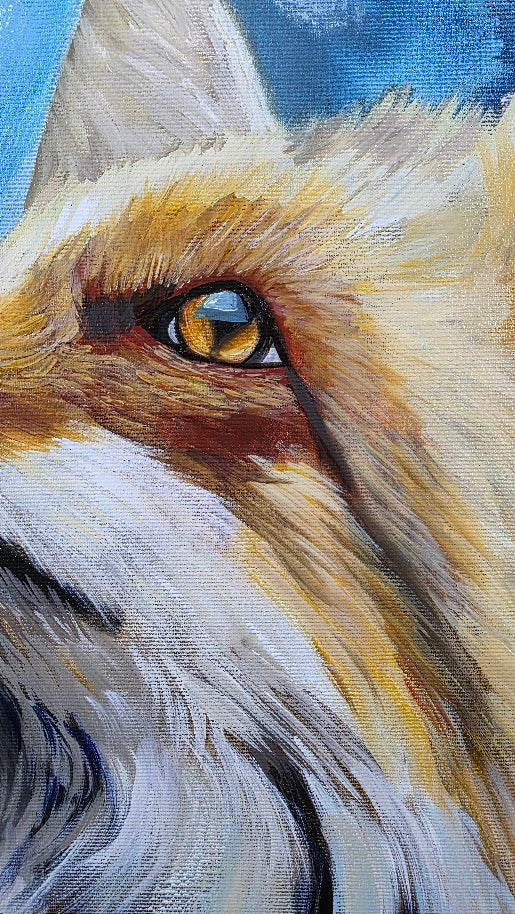 "Fox in Flowers"