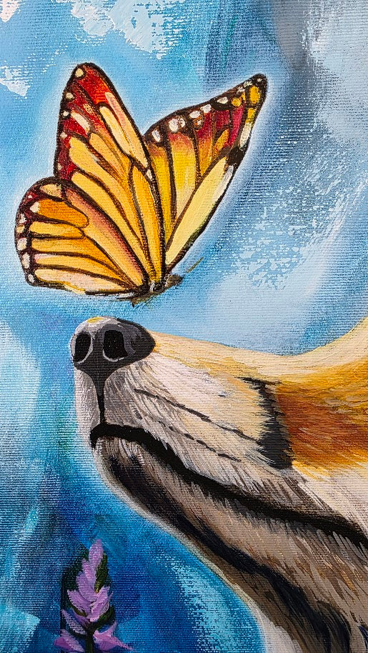 "Fox in Flowers"