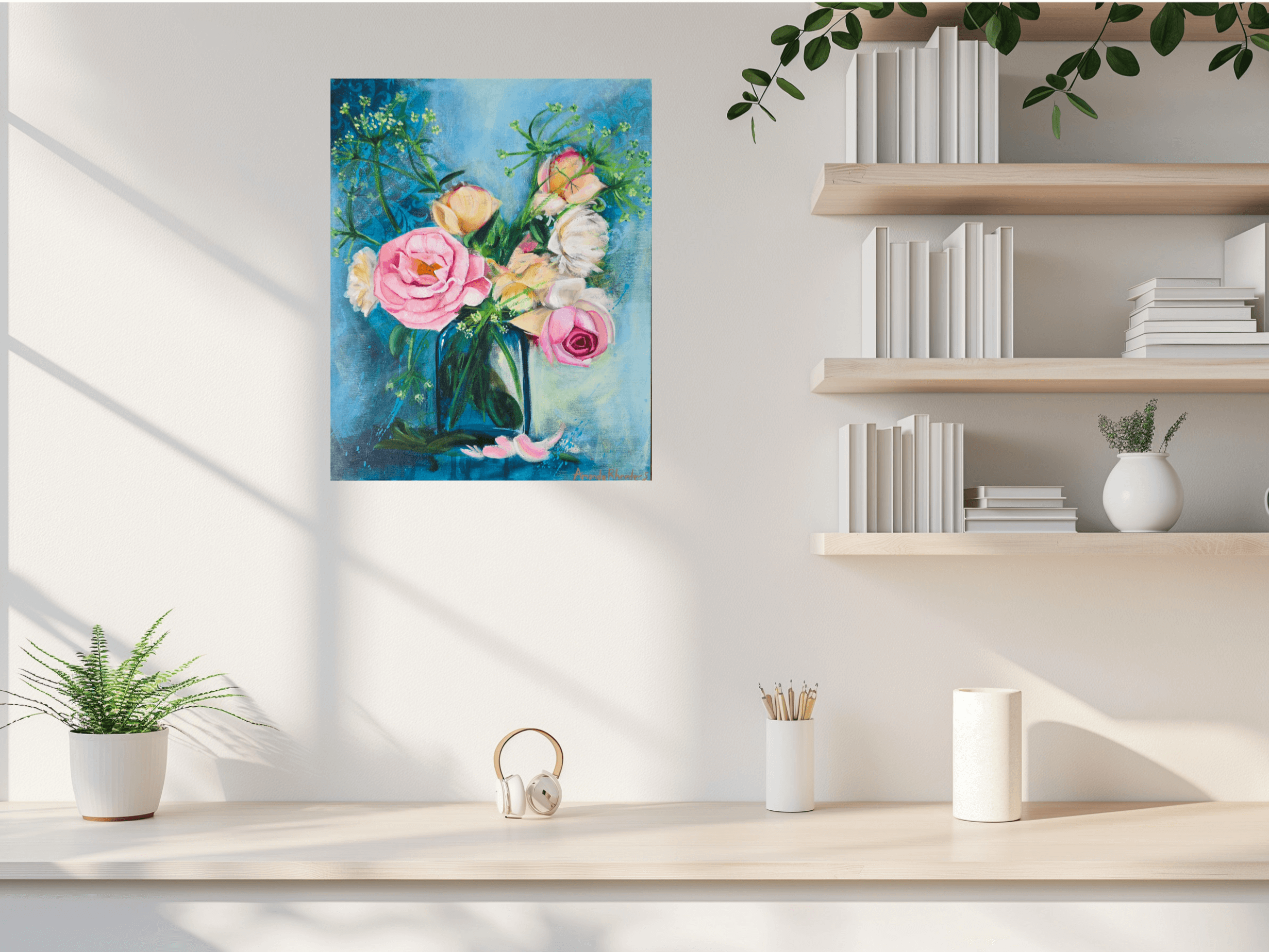 Blue and Bloom